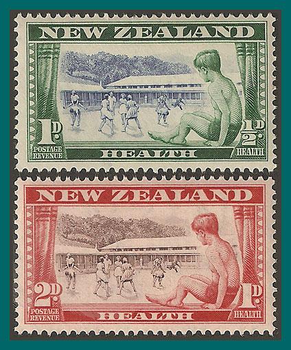 New Zealand  1948 Health, Camp, MNH  #B32-B33,SG696-SG697