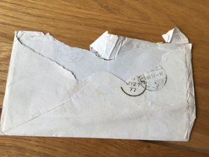 Switzerland 1877 letter and damaged   stamps cover  Ref 55756