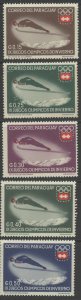 Paraguay 783-7 * mint LH (787 thin, 784 no gum, tear) olympic sport ski (2301...