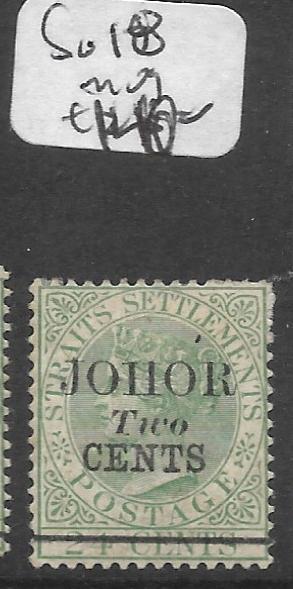 MALAYA JOHORE (P0501B) QV 2C/24C   SG 18  MOG