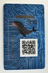 AUSTRIA CRYPTO STAMP 3.0 WHALE YELLOW, 2021