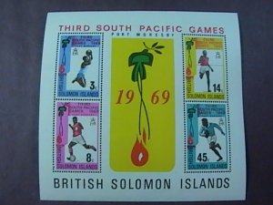 SOLOMON ISLANDS # 201a-MINT/NEVER HINGED------SOUVENIR SHEET------1969