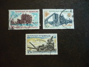 Stamps - Senegal - Scott# 230,231,234 - Used Part Set of 3 Stamps