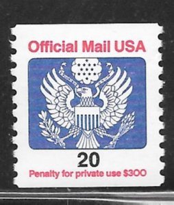 #O138b MNH Official Single