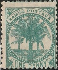 Samoa, #11f MH  From 1886-1900