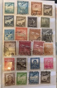 STAMP STATION PERTH Chile Collection in Album 260+ stamps Mint/Hinged