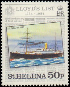 St. Helena #412-415, Complete Set(4), 1984, Never Hinged