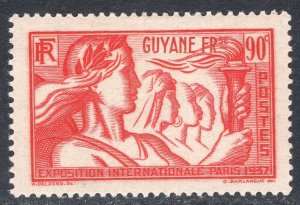 FRENCH GUIANA SCOTT 166