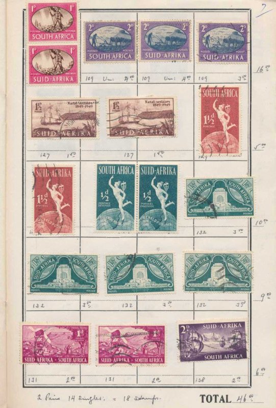 South Africa Canada Early Used MH(Aprx 130 Items) PK941 