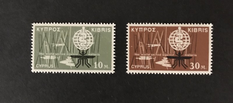 Cyprus 1963 #204-05 MNH SCV $.70