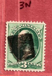 1800s FANCY CANCEL ~ BOLDLY-SON \SOLID KEYSTONE\ DESIGN