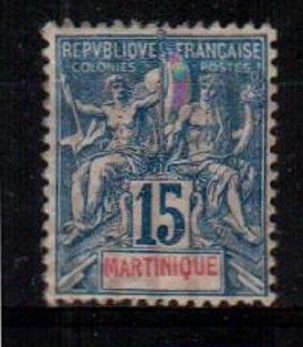 Martinique Scott 40 Mint hinged (Catalog Value $42.50)