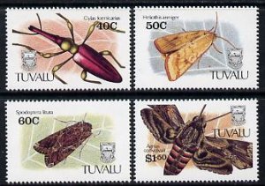 TUVALU - 1990 - Endangered Marine Life - Perf 4v Set - Mint Never Hinged