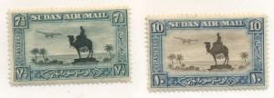 SUDAN #C14-15 Mint Hinged, Scott $47.00