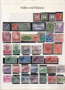 Pakistan Malaya Maldives Early/Mid M&U on Pages(Aprx 180 Items)BR1369