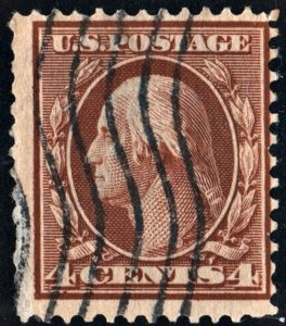 SC#334 4¢ Washington (1908) Used