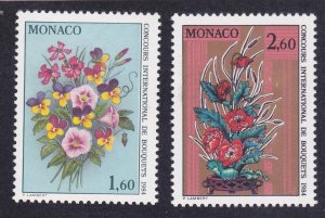 Monaco 1392-93 MNH 1983 International Flower Show - Monte Carlo Set