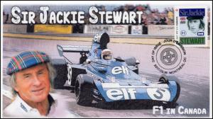 CA17-012, 2017, FDC, F1 in Canada, Jackie Stewart, Day of Issue,