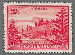 Norfolk Island (1947) - Scott # 5,    MH