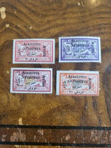 Stamps Alaouites Scott #C1-4 h