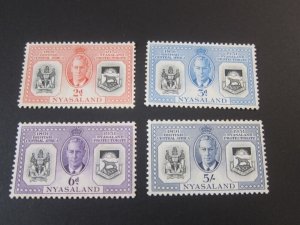 Nyasaland 1951 Sc 91-4 set MNG