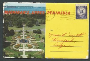 U.S.  PC  Souvenir Folder of Michigan's Upper Peninsula