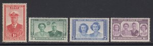 Bechuanaland 143-6 Royal Visit mnh
