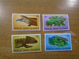 Papua New Guinea  #  478-81   MNH