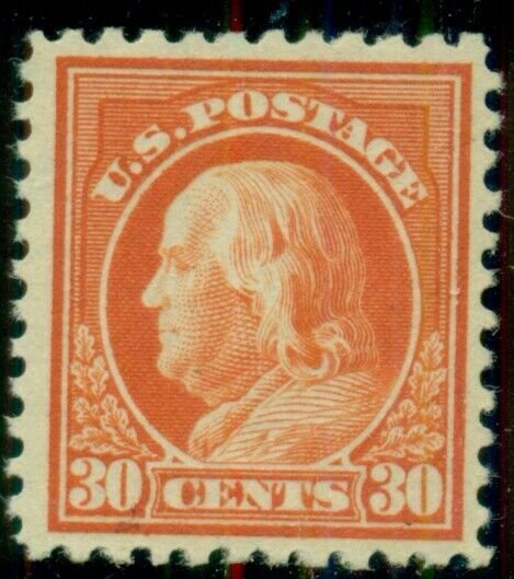 US #516, 30¢ orange og, NH, VF, Scott $65.00