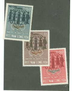 Vietnam/North (Democratic Republic) #258-60 Unused