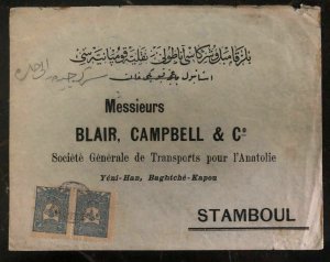 1910s  Turkey Commercial Transport For Anatoile Cover To Istanbul