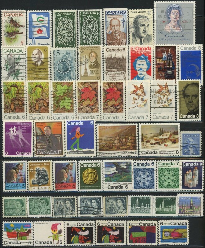 500+ Canada Postage Stamp Collection 1897-1984 Used