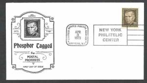 1973 #1289a FDC Tagged 20c George C Marshall Cacheted 