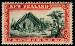 NEW ZEALAND SG623, 8d black & red, FINE USED.