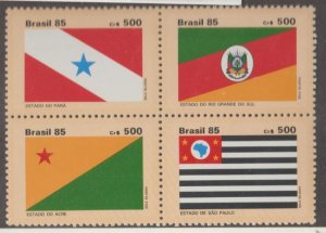 Brazil Scott #2037 Stamps - Mint NH Block of 4