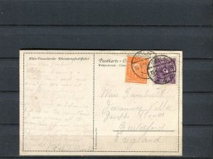 GERMANY; 1922 early Illustrated SEEPOST CARD fine used item, Coln