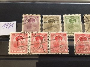 Luxembourg 1901 to 1926 used stamps A12806