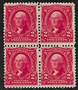 1902-03 Sc. #301 FVF NH block of 4 Cat. Val. $150.00 as singles.