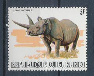 Burundi 1983  Scott 591 MNH - 5 fr, Rhinoceros