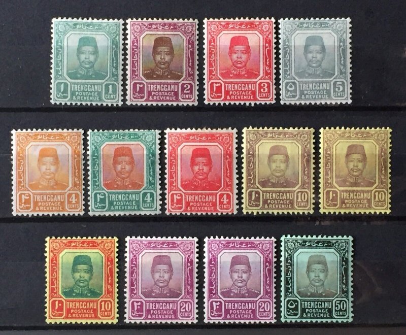 Malaya TRENGGANU 1910-19 Sultan Zainal Abidin 13V Mint M4513 