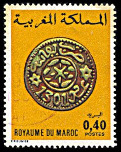 Morocco 357, used, Old Coins