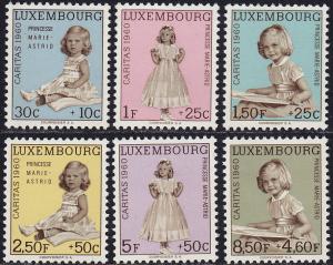 Luxembourg - 1960 - Scott #B216-21 - MNH - Marie-Astrid