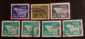 Ireland Scott# 468-469, 472, 474(4) F/VF Used  Cat. $3.80