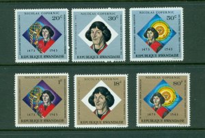 Rwanda #565-70 (1973 Copernicus set) CV $5.00