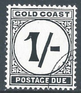 Gold Coast #J8 Used 1sh Postage Due