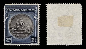 4199: Bahamas SG131 2s Dark Blue & Grey. 1931. Sc#90a Mi93a Average Used. C£35