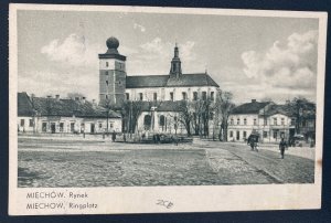 1941 Miechow GG General Government Germany RPPC Postcard Cover To Vienna