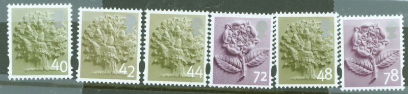 England #10-15  Single (Complete Set)