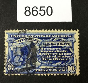 MOMEN: US STAMPS  #E6 USED LOT #8650