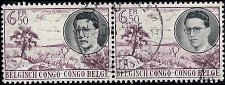 BELGIAN CONGO   #293 USED PAIR (1)